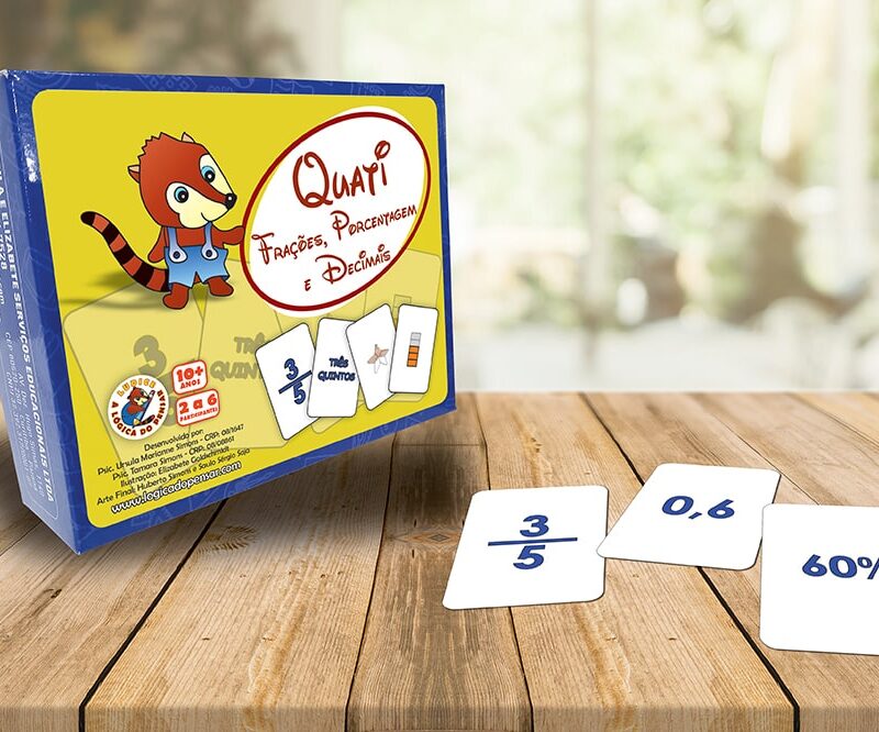 Baralho Quati - Frações, Porcentagem e Decimais
