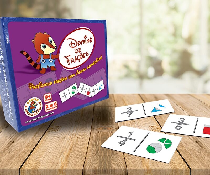 Dominó de Frações Figuras Geométricas