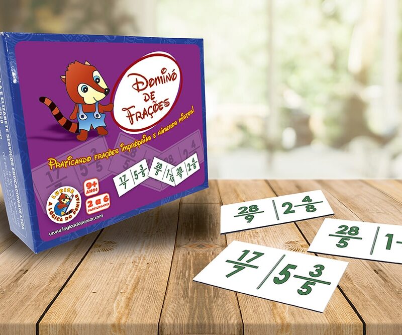 Dominó de Frações Impróprias e Números Mistos