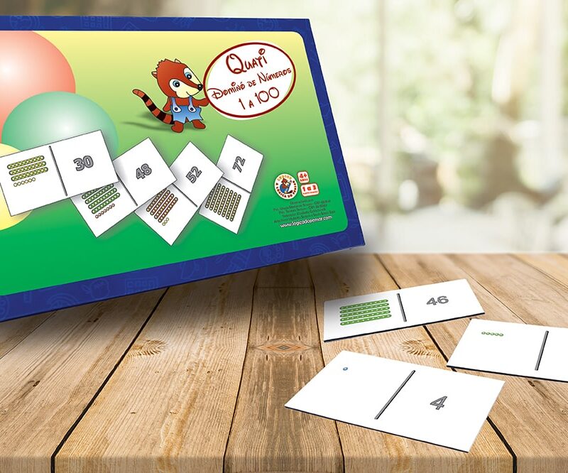 Quati Dominó de Números - 1 a 100