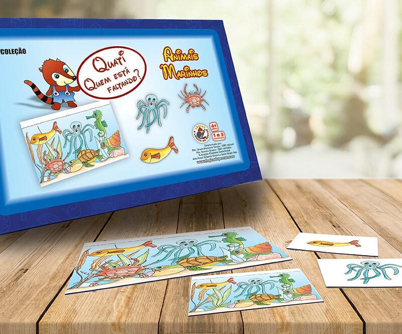 Quati Quem Está Faltando - Animais Marinhos