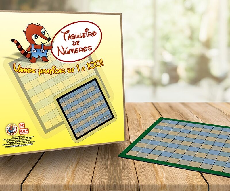 Tabuleiro de Números - Vamos praticar de 1 a 100
